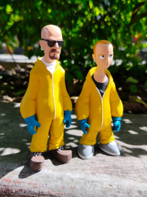 Figura Walter y Jessi de Breaking bad